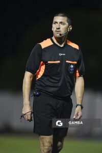 Sebastián Montenegro, árbitro central, 22ª Copa Nacional de Selecciones. Estadio Juan Antonio Lavalleja.
