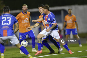 Samuel Gómez, de Lavalleja, 22ª Copa Nacional de Selecciones. Estadio Juan Antonio Lavalleja.