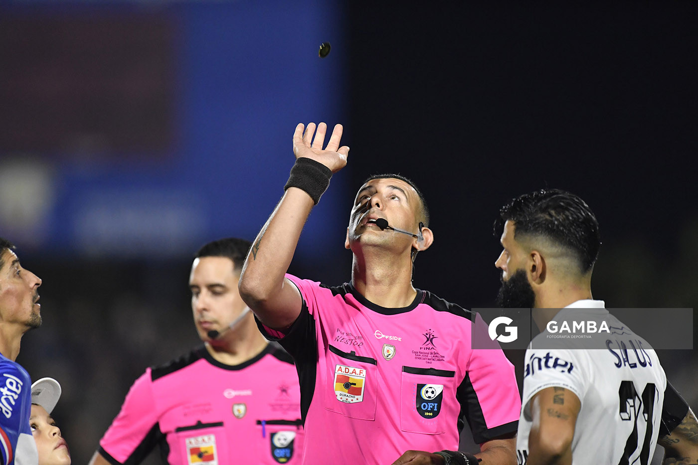 Matías Pérez, árbitro central. 21ª Copa Nacional de Selecciones. Estadio Casto Martínez Laguarda.