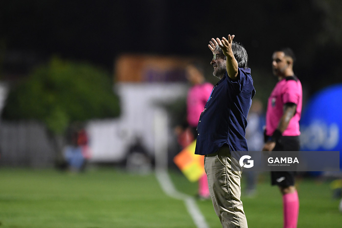 Gerardo Cano, director técnico de Lavalleja. 21ª Copa Nacional de Selecciones. Estadio Casto Martínez Laguarda.