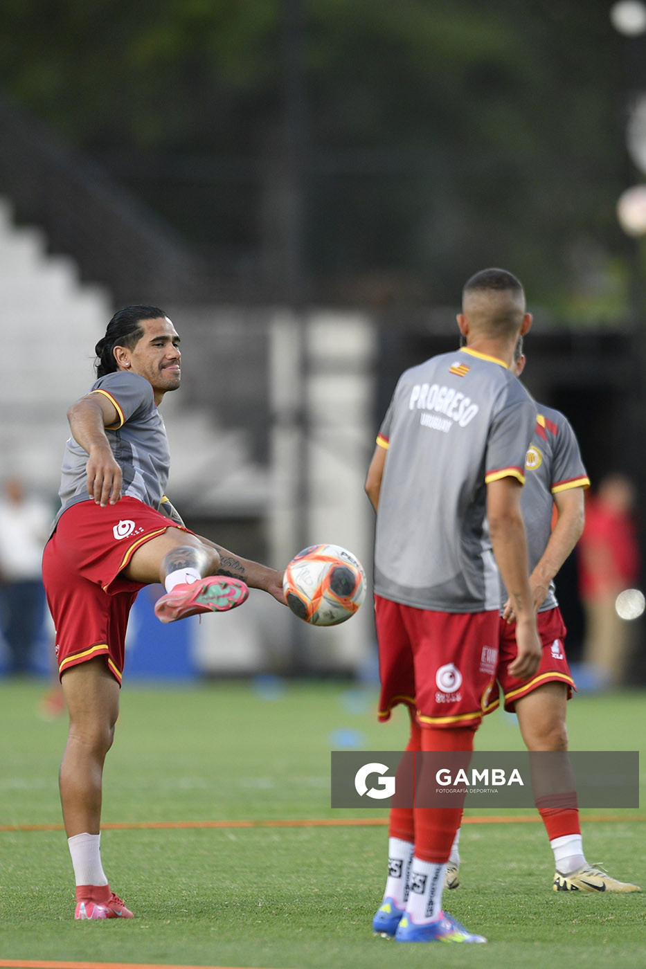 Jonathan Dos Santos, de Progreso, Copa de la Liga AUF 2026. Estadio Parque Alfredo V. Viera.