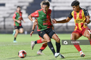 Francisco Barrios, de Boston River, Copa de la Liga AUF 2026. Estadio Parque Alfredo V. Viera.