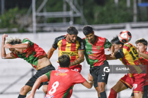 Diego Sánchez, de Progreso, Copa de la Liga AUF 2026. Estadio Parque Alfredo V. Viera.