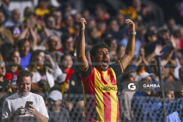 Hinchas de Progreso, Copa de la Liga AUF 2026. Estadio Parque Alfredo V. Viera.