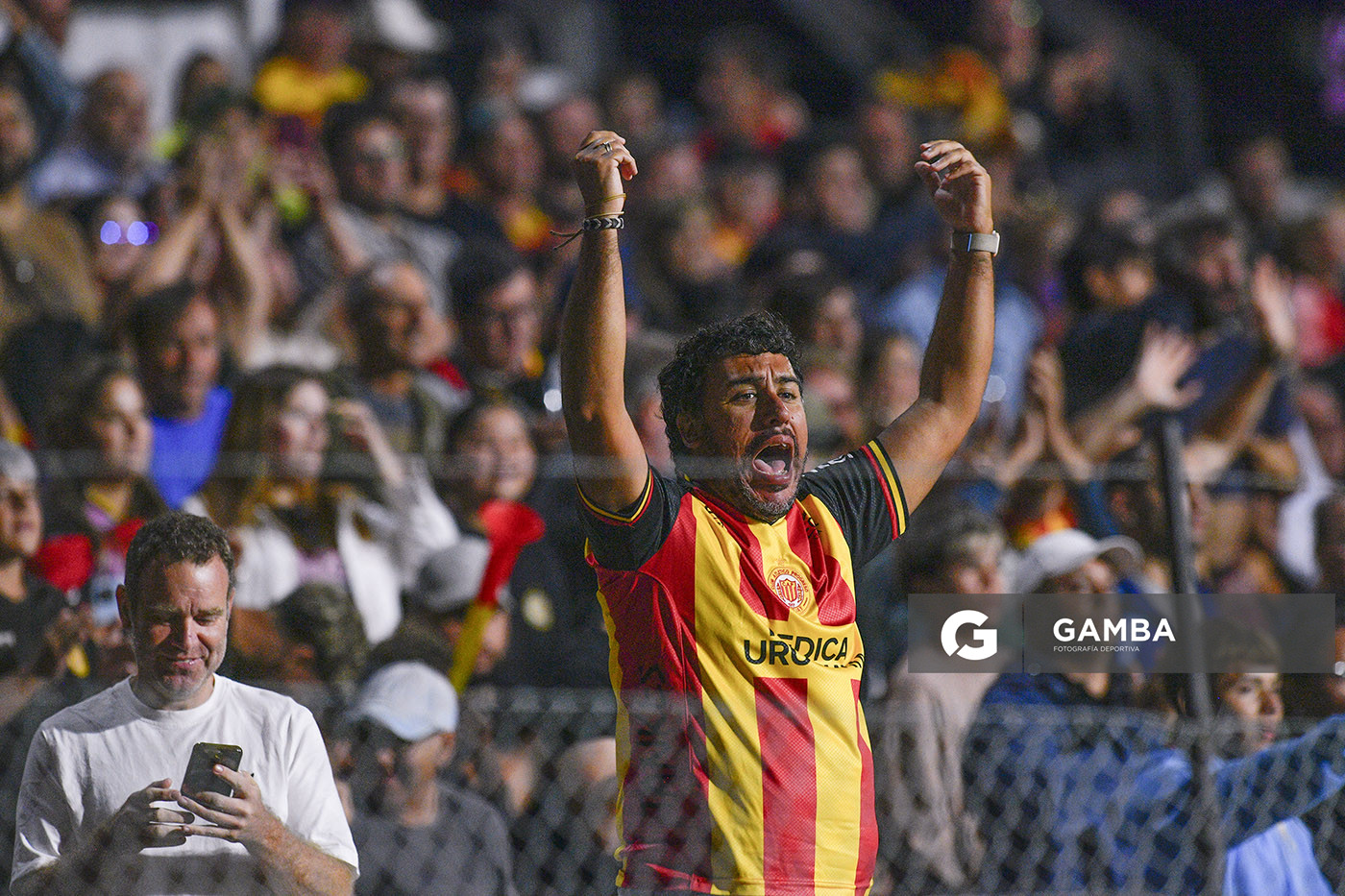Hinchas de Progreso, Copa de la Liga AUF 2026. Estadio Parque Alfredo V. Viera.