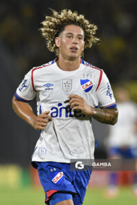 Luciano Boggio, de Nacional, Supercopa Uruguaya 2026. Estadio Centenario.