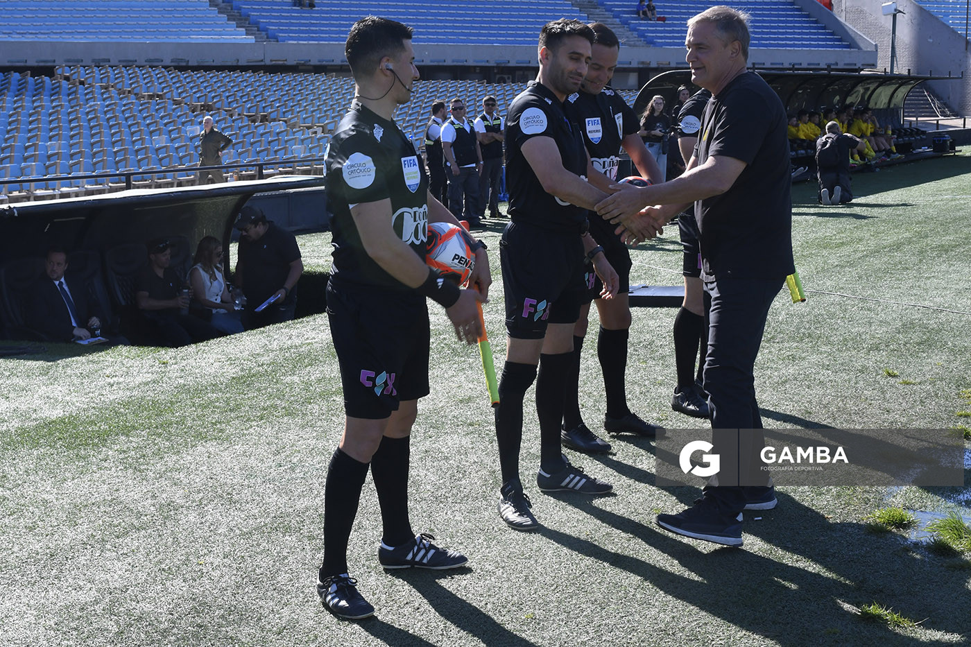 Diego Aguirre, director técnico de Peñarol, Torneo Clausura. Estadio Centenario.