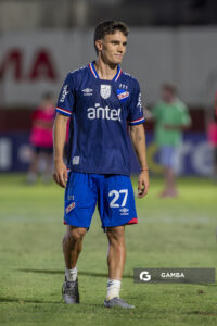 Tomás Verón Lupi, de Nacional, Liga AUF Uruguaya 2026 «Juan Carlos De Lima». Estadio Campeones Olímpicos.