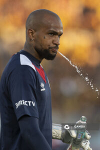 Luis Mejía, golero de Nacional, Supercopa Uruguaya 2026. Estadio Centenario.