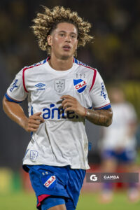 Luciano Boggio, de Nacional, Supercopa Uruguaya 2026. Estadio Centenario.