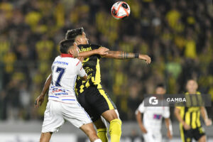 Matías Arezo, de Peñarol, Liga AUF Uruguaya 2026 «Juan Carlos De Lima». Estadio Domingo Burgueño.
