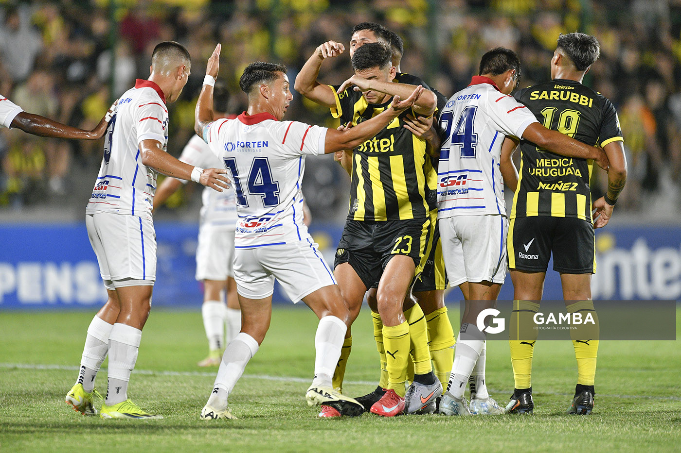 Gastón Togni, de Peñarol, Liga AUF Uruguaya 2026 «Juan Carlos De Lima». Estadio Domingo Burgueño.