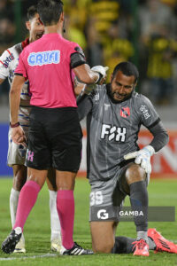 Leodan González, árbitro central, Liga AUF Uruguaya 2026 «Juan Carlos De Lima». Estadio Domingo Burgueño.