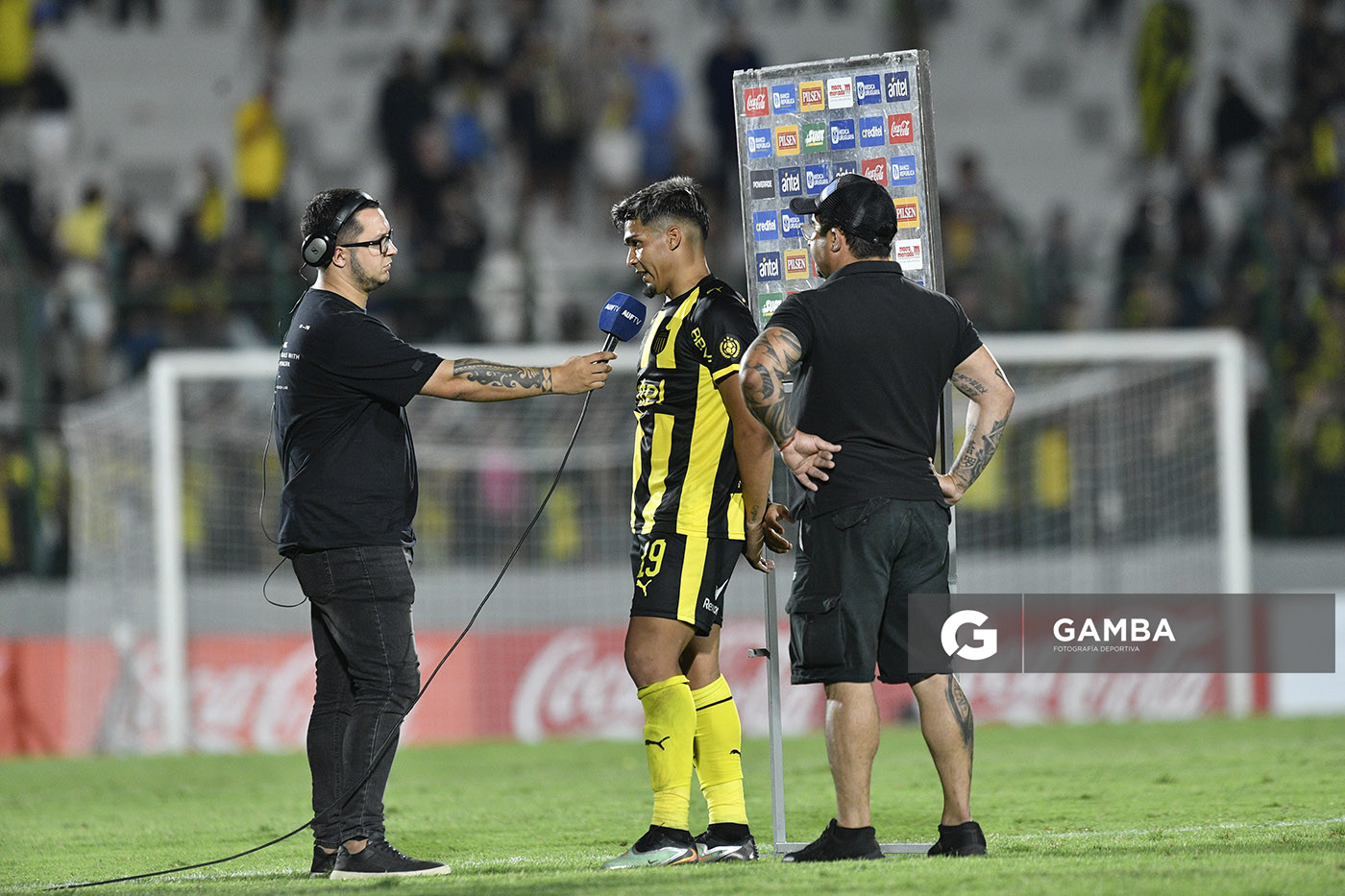 Matías Arezo, de Peñarol, Liga AUF Uruguaya 2026 «Juan Carlos De Lima». Estadio Domingo Burgueño.