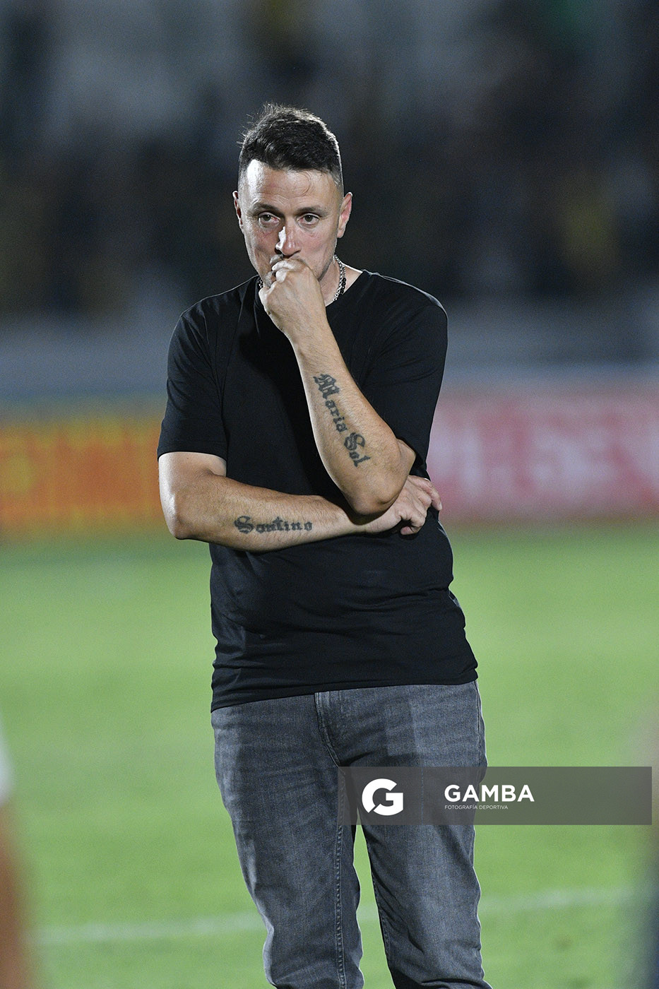 Pablo De Ambrosio, director técnico de Central Español, Liga AUF Uruguaya 2026 «Juan Carlos De Lima». Estadio Domingo Burgueño.