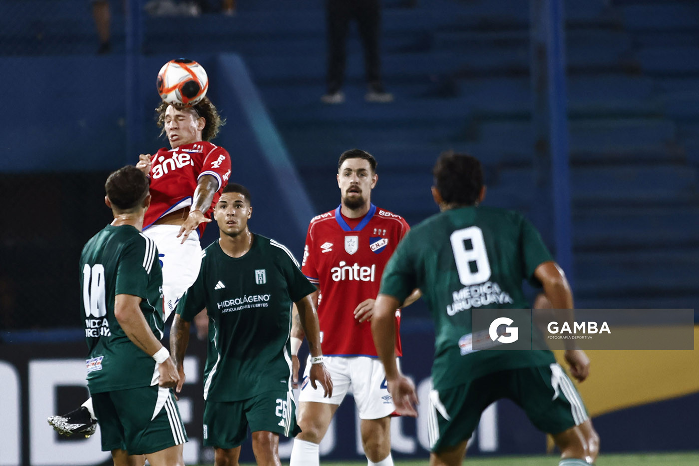 Luciano Boggio, de Nacional, Liga AUF Uruguaya 2026 «Juan Carlos De Lima». Estadio Gran Parque Central.