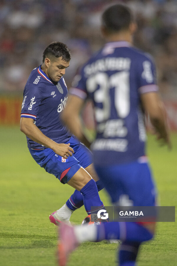 Maximiliano Gómez, de Nacional, Liga AUF Uruguaya 2026 «Juan Carlos De Lima». Estadio Silvestre O. Landoni.