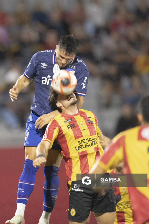Maximiliano Gómez, de Nacional, Liga AUF Uruguaya 2026 «Juan Carlos De Lima». Estadio Silvestre O. Landoni.
