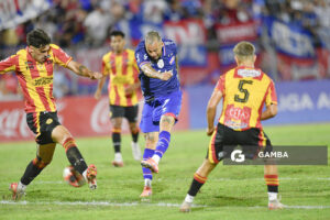 Nicolás López, de Nacional, Liga AUF Uruguaya 2026 «Juan Carlos De Lima». Estadio Silvestre O. Landoni.