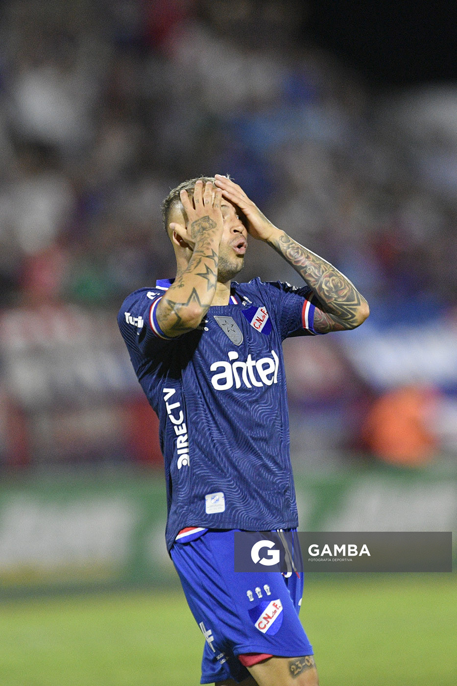 Nicolás López, de Nacional, Liga AUF Uruguaya 2026 «Juan Carlos De Lima». Estadio Silvestre O. Landoni.