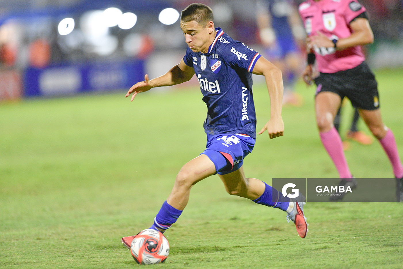 Federico Bais, de Nacional, Liga AUF Uruguaya 2026 «Juan Carlos De Lima». Estadio Silvestre O. Landoni.