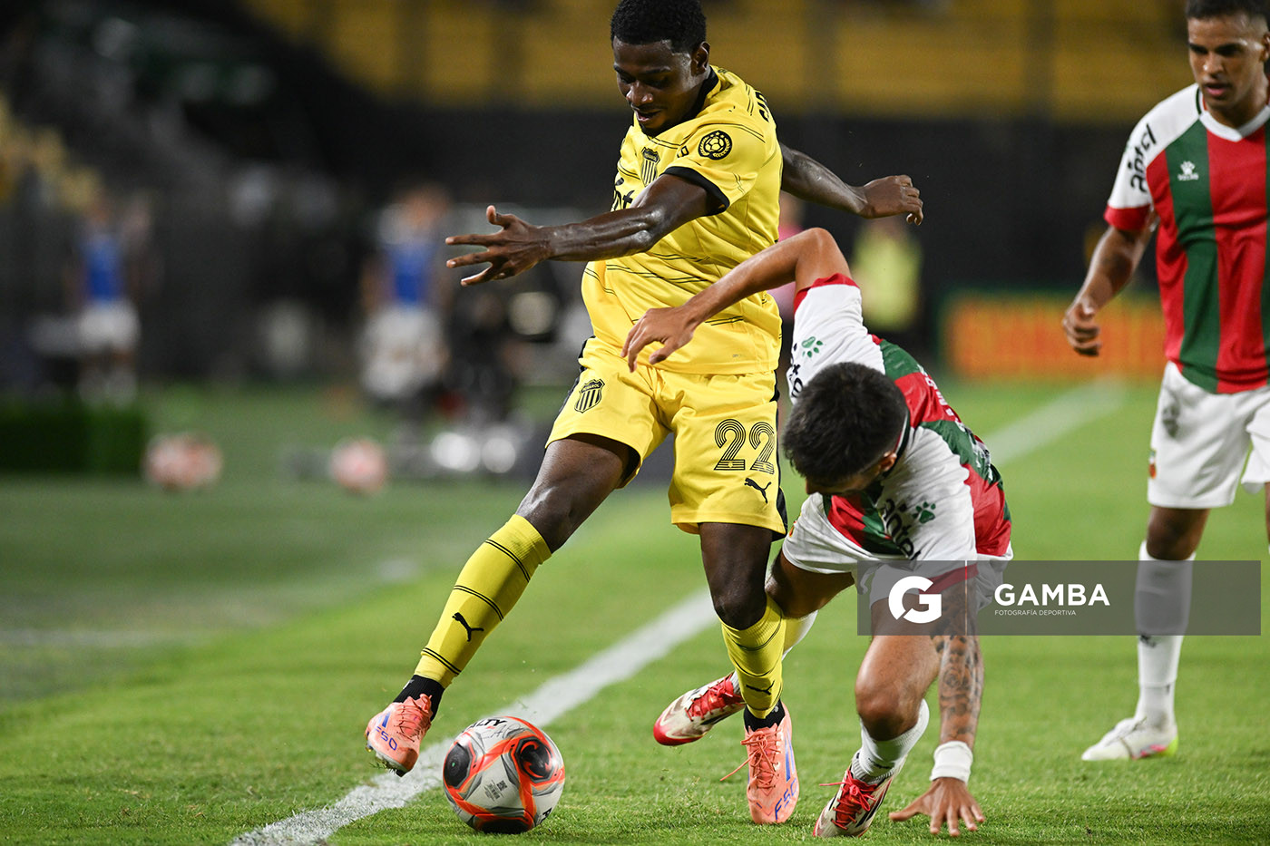 Luis Angulo, de Peñarol, Liga AUF Uruguaya 2026 «Juan Carlos De Lima». Estadio Campeón del Siglo.