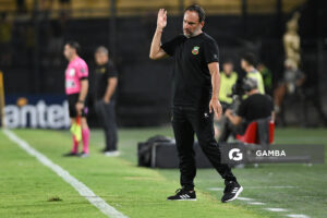 Gabriel Di Noia, head coach of Deportivo Maldonado, Liga AUF Uruguaya 2026 «Juan Carlos De Lima». Estadio Campeón del Siglo.