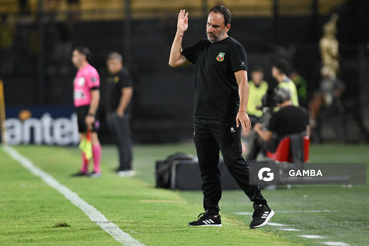 Gabriel Di Noia, head coach of Deportivo Maldonado, Liga AUF Uruguaya 2026 «Juan Carlos De Lima». Estadio Campeón del Siglo.