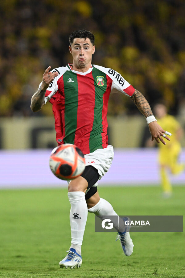 Martín Ginzo, de Deportivo Maldonado, Liga AUF Uruguaya 2026 «Juan Carlos De Lima». Estadio Campeón del Siglo.