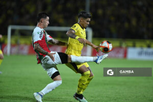 Martín Ginzo, de Deportivo Maldonado, Liga AUF Uruguaya 2026 «Juan Carlos De Lima». Estadio Campeón del Siglo.