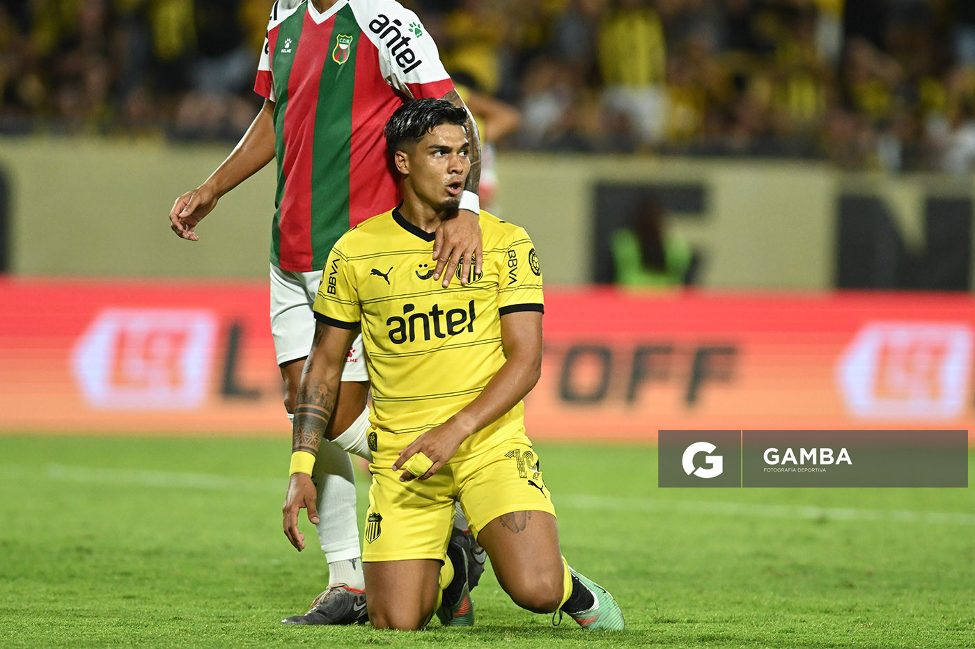 Matías Arezo, de Peñarol, Liga AUF Uruguaya 2026 «Juan Carlos De Lima». Estadio Campeón del Siglo.