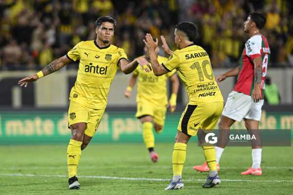 Matías Arezo, de Peñarol, Liga AUF Uruguaya 2026 «Juan Carlos De Lima». Estadio Campeón del Siglo.