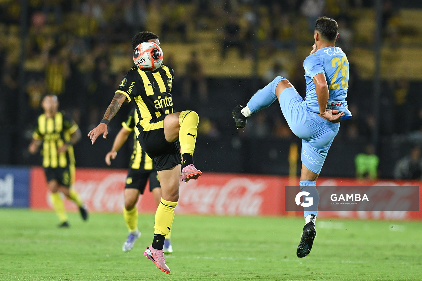 Stiven Muhlethaler, de Peñarol, Liga AUF Uruguaya 2026 «Juan Carlos De Lima». Estadio Campeón del Siglo.