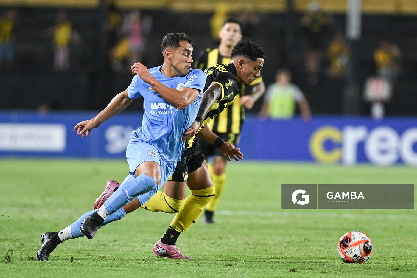 Stiven Muhlethaler, de Peñarol, Liga AUF Uruguaya 2026 «Juan Carlos De Lima». Estadio Campeón del Siglo.