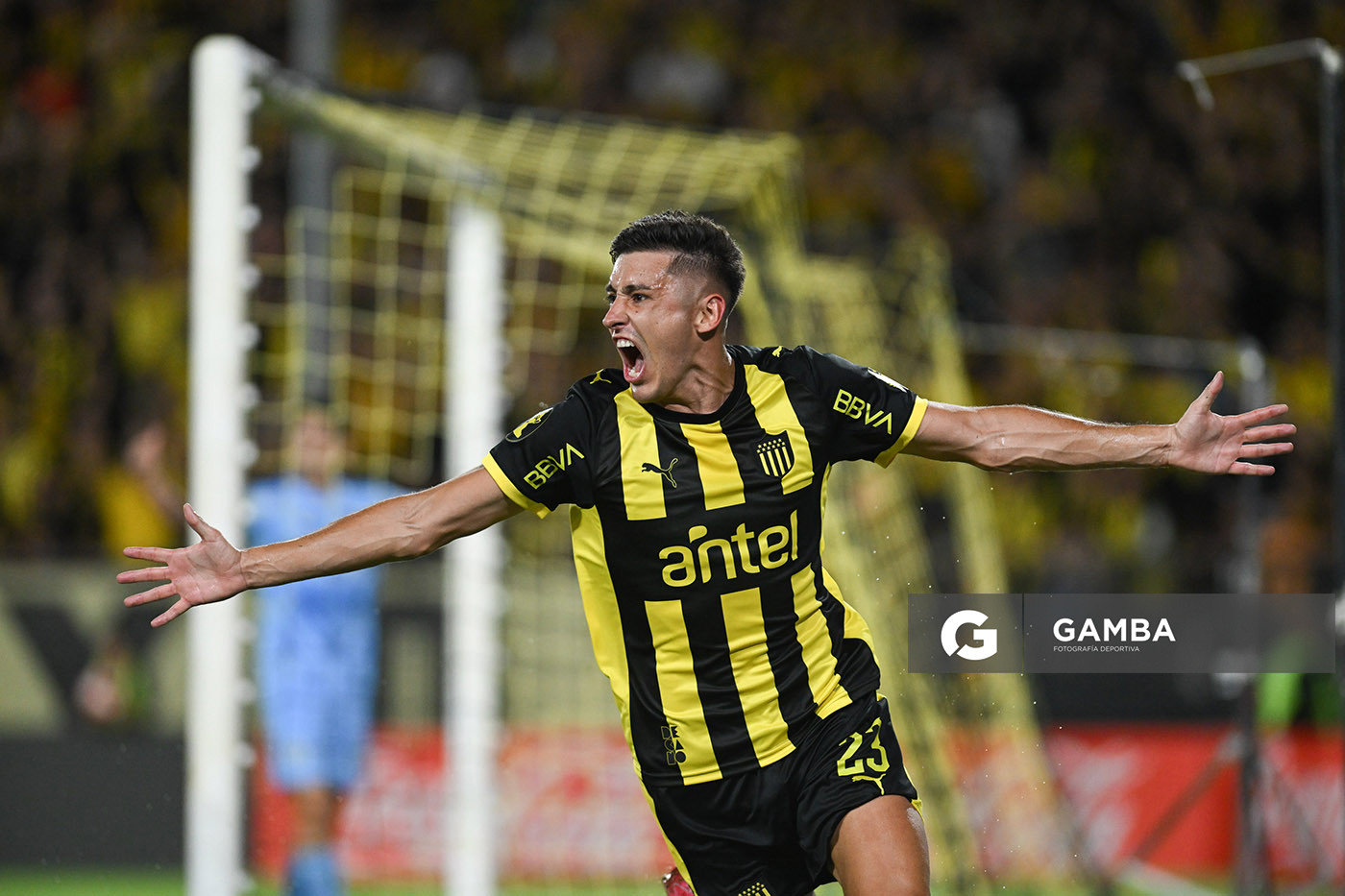 Gastón Togni, de Peñarol, Liga AUF Uruguaya 2026 «Juan Carlos De Lima». Estadio Campeón del Siglo.