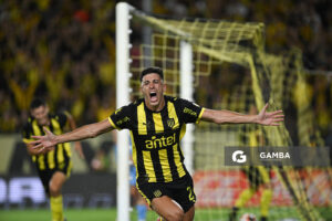 Gastón Togni, de Peñarol, Liga AUF Uruguaya 2026 «Juan Carlos De Lima». Estadio Campeón del Siglo.