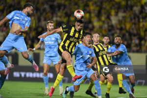 Gastón Togni, de Peñarol, Liga AUF Uruguaya 2026 «Juan Carlos De Lima». Estadio Campeón del Siglo.