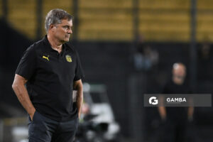 Diego Aguirre, director técnico de Peñarol, Liga AUF Uruguaya 2026 «Juan Carlos De Lima». Estadio Campeón del Siglo.