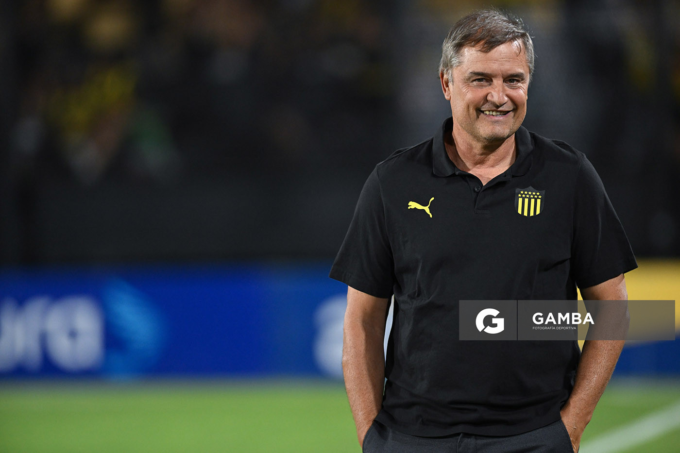 Diego Aguirre, director técnico de Peñarol, Liga AUF Uruguaya 2026 «Juan Carlos De Lima». Estadio Campeón del Siglo.