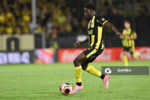 Luis Angulo, de Peñarol, Liga AUF Uruguaya 2026 «Juan Carlos De Lima». Estadio Campeón del Siglo.