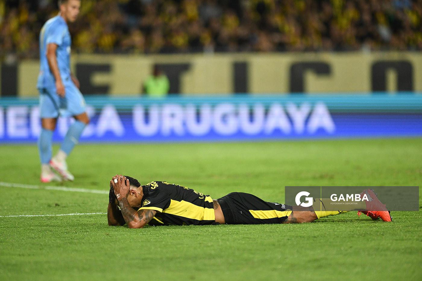 Eduardo Darias, de Peñarol, Liga AUF Uruguaya 2026 «Juan Carlos De Lima». Estadio Campeón del Siglo.
