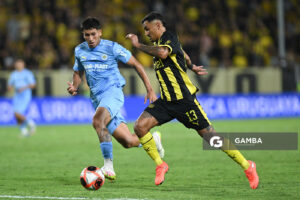 Eduardo Darias, de Peñarol, Liga AUF Uruguaya 2026 «Juan Carlos De Lima». Estadio Campeón del Siglo.