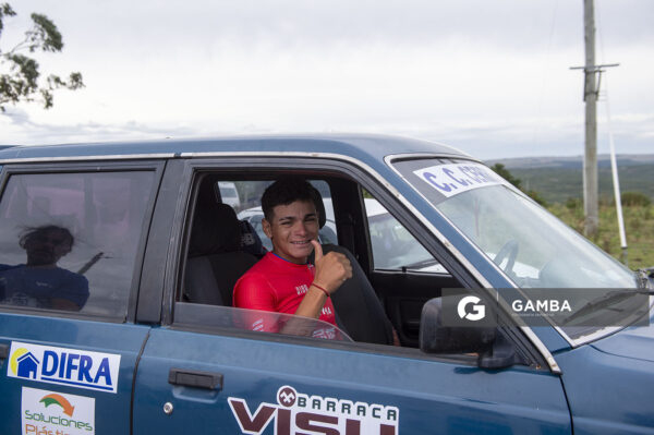 Lisandro Bravo (Sub 23), de CC Cerro Largo; 54ª edición de Rutas de América. Salto del Penitente.