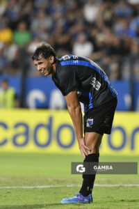 Santiago Strasorier, de Liverpool, Copa Conmebol Libertadores. Estadio Parque Alfredo V. Viera.