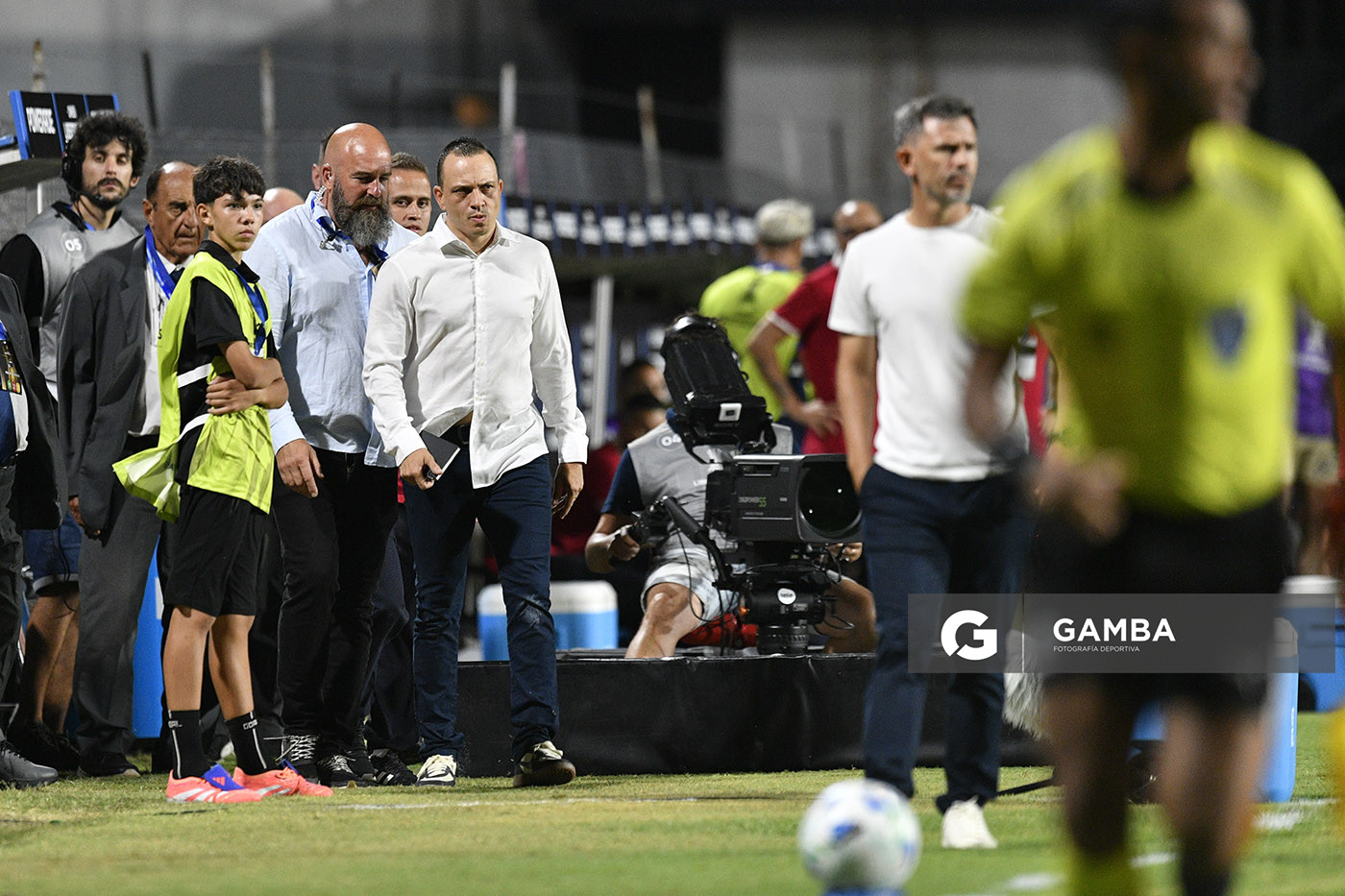 Alejandro Restrepo, director técnico de Independiente Medellín, Copa Conmebol Libertadores. Estadio Parque Alfredo V. Viera.