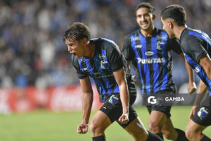 Santiago Strasorier, de Liverpool, Copa Conmebol Libertadores. Estadio Parque Alfredo V. Viera.