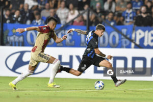 Ramiro Degregorio, de Liverpool, Copa Conmebol Libertadores. Estadio Parque Alfredo V. Viera.