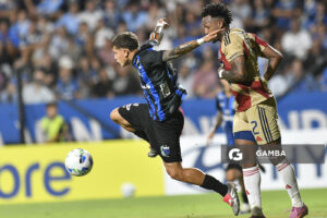 Ramiro Degregorio, de Liverpool, Copa Conmebol Libertadores. Estadio Parque Alfredo V. Viera.
