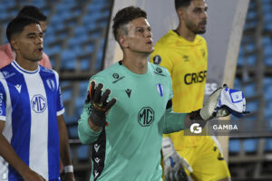 Sebastián Sosa, golero de Juventud, Copa Conmebol Libertadores. Estadio Centenario.