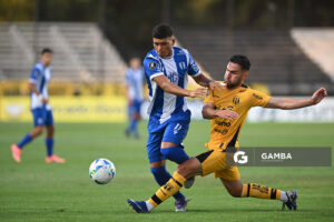 Pablo Lago, de Juventud, Copa Conmebol Libertadores. Estadio Parque Alfredo V. Viera.